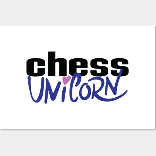 Chess Unicorn Posters and Art